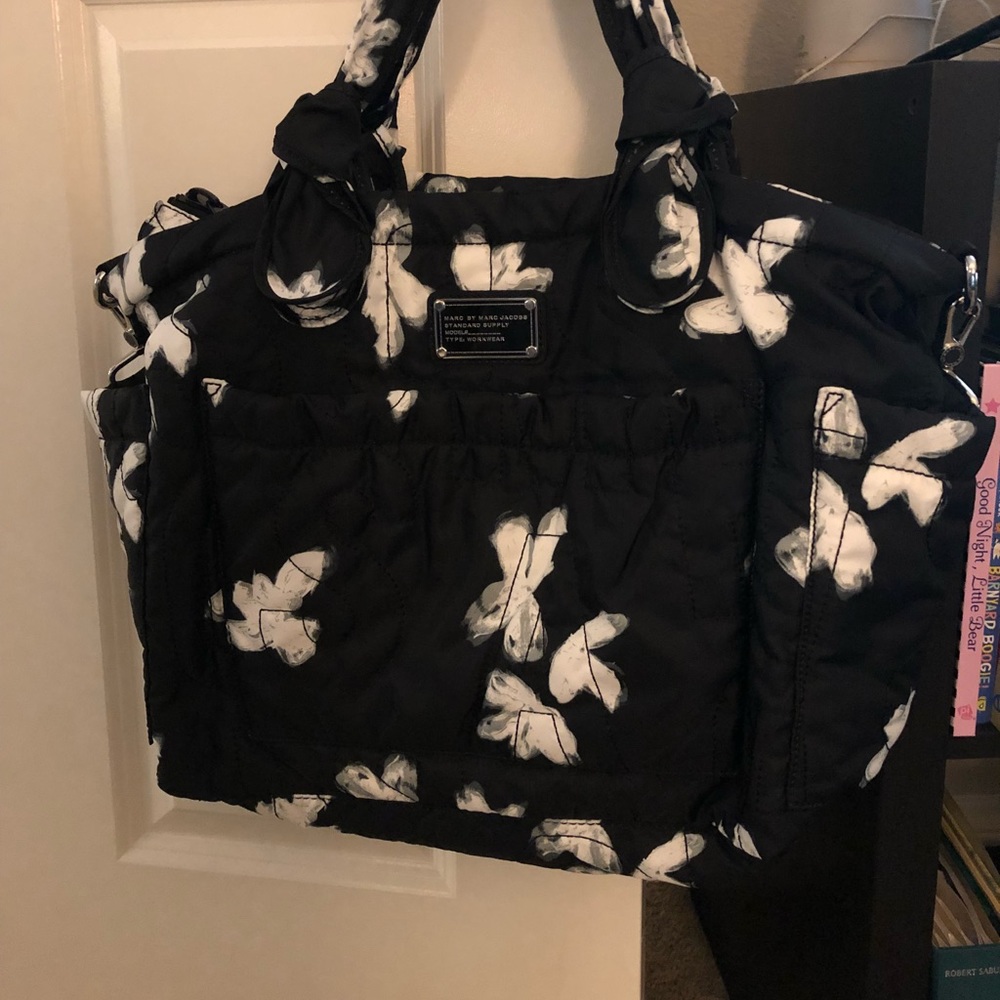 Marc jacobs floral diaper bag